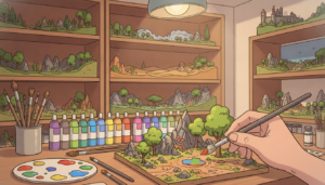 guide Peinture acrylique pour diorama