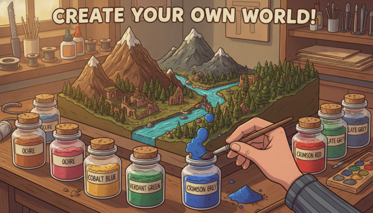 Pigments pour diorama