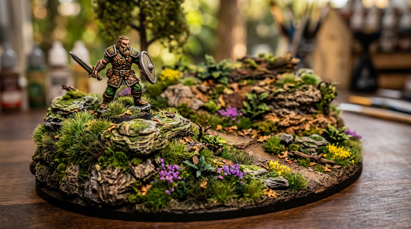 Créer des socles immersifs pour figurines tabletop