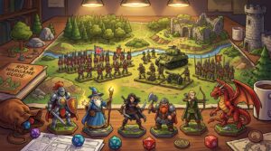 Différence entre figurines RPG et wargame