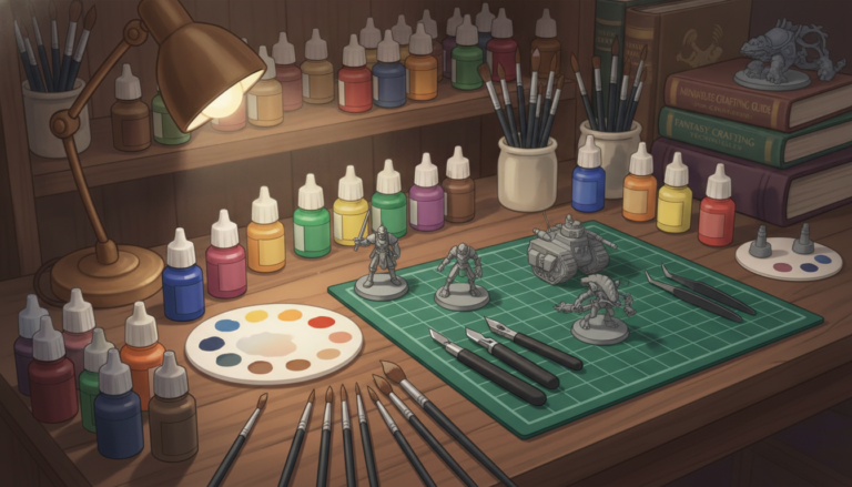 Matériel indispensable pour figurines tabletop