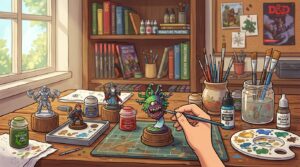 Sous-couche et bases pour figurines DnD