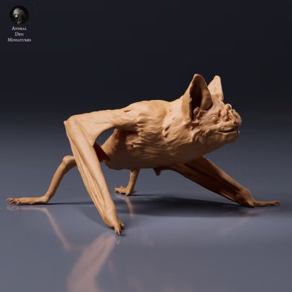 common_vampire_bat_4_11zon Figurine à peindre Chauve-souris Vampire Terrestre Impression Résine Échelle 1/2 Pamkycréa