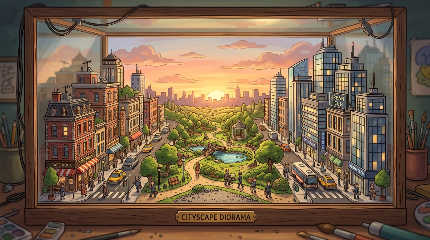 Diorama architectural