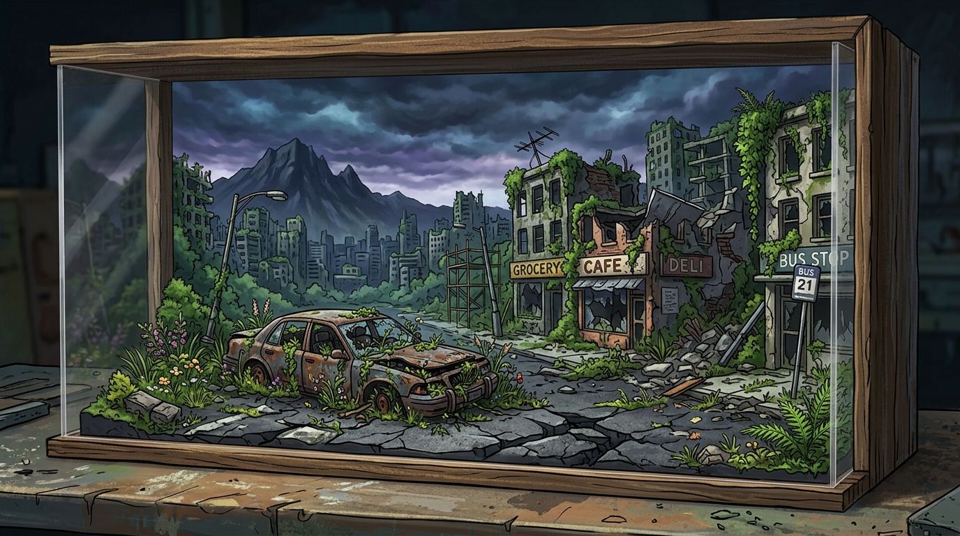 Diorama post-apocalyptique