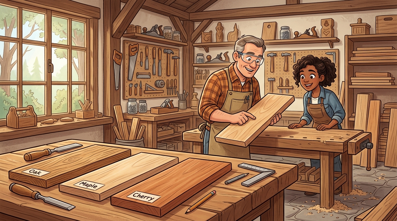 Les meilleures essences de bois locales pour débuter